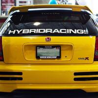 HYBRID RACING WINDSHIELD BANNER