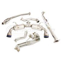 INVIDIA N2 70MM ENGINE BACK EXHAUST PACKAGE W/PSR UNEQUAL HEADERS SUBARU BRZ/TOYOTA 86 12-21, 22+