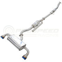 INVIDIA Q300 O2 BACK EXHAUST W/CATLESS FRONT PIPE, TI TIPS TOYOTA YARIS GR XPA16R