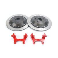 PARAGON 2 PIECE ROTORS REAR PAIR 350X11MM 2017+ FK8 FL7 CIVIC TYPE R