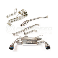 INVIDIA R400 TI TIP ENGINE BACK EXHAUST PACKAGE W/PSR UNEQUAL HEADERS SUBARU BRZ/TOYOTA 86 22+