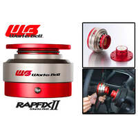 WORKS BELL RAPFIX 2 QUICK RELEASE STEERING HUB RED