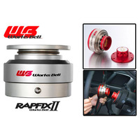 WORKS BELL RAPFIX 2 QUICK RELEASE STEERING HUB SILVER