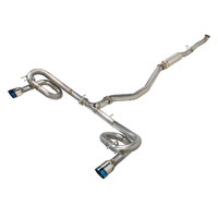 REMARK CATBACK EXHAUST BURNT STAINLESS TIPS HONDA CIVIC SI, TOURING, EX FE1 22+/ACURA INTEGRA DE4 22+