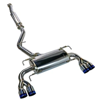 REMARK CATBACK EXHAUST TOURING SPEC BURNT STAINLESS SUBARU WRX/WRX STI GR/GH 08-14 (HATCH)