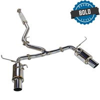 REMARK CATBACK EXHAUST DUAL R1 SPEC STAINLESS (RESONATED) SUBARU WRX VB 22+