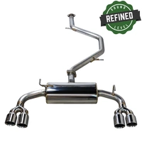 REMARK TOURING QUIET SPEC CATBACK EXHAUST STAINLESS TIP (QUAD STYLE) TOYOTA COROLLA HATCHBACK E210 19-22