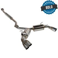 REMARK CATBACK EXHAUST SPORTS TOURING QUAD STAINLESS STEEL TIP SUBARU BRZ/TOYOTA 86/GR86 12+