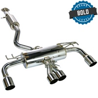 REMARK CATBACK EXHAUST ELITE SPEC QUAD TIP STAINLESS STEEL TOYOTA GR COROLLA GZEA14 23+