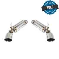 REMARK AXLEBACK EXHAUST STAINLESS DOUBLE WALL TIP NISSAN 370Z Z34 09-22