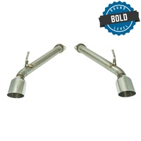 REMARK AXLEBACK EXHAUST STAINLESS SINGLE WALL TIP INFINITI Q60 CV37 17+