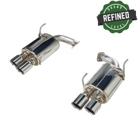 REMARK AXLEBACK EXHAUST STAINLESS DOUBLE WALL TIP (MUFFLER VERSION) SUBARU WRX/WRX STI VA 15-21