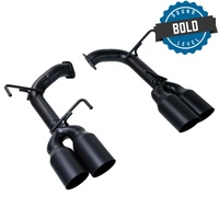 REMARK AXLEBACK EXHAUST STAINLESS SINGLE WALL TIP (4" VERSION) CERAKOTE BLACK COATING SUBARU WRX/WRX STI VA 15-21