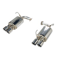 REMARK AXLEBACK EXHAUST STAINLESS DOUBLE WALL TIP (MUFFLER VERSION) SUBARU WRX VB 22+