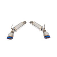 REMARK AXLEBACK EXHAUST BURNT STAINLESS DOUBLE WALL TIP NISSAN 370Z Z34 09-22