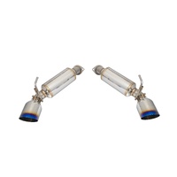 REMARK AXLEBACK EXHAUST BURNT STAINLESS SINGLE WALL TIP NISSAN 370Z Z34 09-22