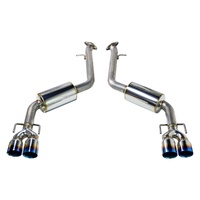 REMARK AXLEBACK EXHAUST BURNT STAINLESS DOUBLE WALL TIP (MUFFLER VERSION) LEXUS IS200T/IS300/IS350 XE30 17-19