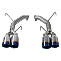 REMARK AXLEBACK EXHAUST BURNT STAINLESS DOUBLE WALL TIP (4" VERSION) SUBARU WRX/WRX STI VA 15-21