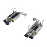 REMARK AXLEBACK EXHAUST BURNT STAINLESS DOUBLE WALL TIP (MUFFLER VERSION) SUBARU WRX/WRX STI VA 15-21
