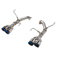 REMARK AXLEBACK EXHAUST BURNT STAINLESS DOUBLE WALL TIP SUBARU WRX VB 22+