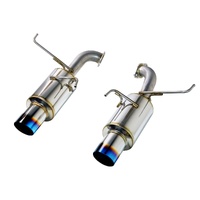 REMARK AXLEBACK EXHAUST DUAL R1 SPEC BURNT STAINLESS SUBARU WRX VB 22+