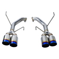 REMARK AXLEBACK EXHAUST BURNT STAINLESS SINGLE WALL TIP (4" VERSION) SUBARU WRX VB 22+
