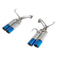 REMARK AXLEBACK EXHAUST BURNT STAINLESS SINGLE WALL TIP (BOSO EDITION) SUBARU WRX VB 22+