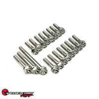 SPEEDFACTORY 6PT RAW TITANIUM BOLT KIT FOR B SERIES TRANSMISSION CASE AWD