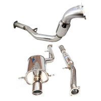 INVIDIA Q300 TURBO BACK EXHAUST W/SS TIP - SUBARU WRX/STI GD 01-07