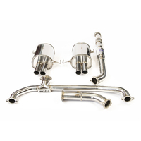 INVIDIA Q300 TURBO BACK EXHAUST W/SS STRAIGHT CUT TIPS - SUBARU LIBERTY GT BL 07-09 (MANUAL)