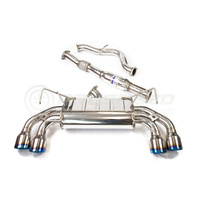 INVIDIA Q300 TURBO BACK EXHAUST W/TI TIPS SUBARU 11-14 WRX/08-14 STI (HATCH)