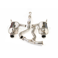 INVIDIA Q300 TURBO BACK EXHAUST W/SS TIPS SUBARU WRX 08-10 SEDAN/FORESTER XT SH (5AT)