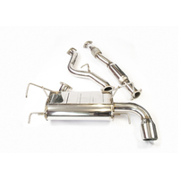 INVIDIA Q300 TURBO BACK EXHAUST W/SS TIP - SUBARU WRX GH 08-10 (HATCH)