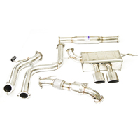 INVIDIA Q300 TURBO BACK EXHAUST W/SS TIPS - FORD FOCUS ST LW/LZ 11-18