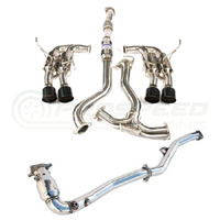 INVIDIA R400 "SIGNATURE EDITION" TURBO BACK EXHAUST W/BLACK TIPS SUBARU WRX VA 15-20 (MANUAL)