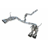 INVIDIA R400 TURBO BACK EXHAUST SYSTEM W/SS TIPS - SUBARU WRX 15-20 (MANUAL)