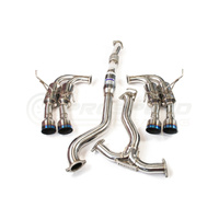 INVIDIA R400S TURBO BACK EXHAUST SYSTEM W/TI TIPS SUBARU WRX 15-21 (AUTO)