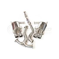 INVIDIA Q300 TURBO BACK EXHAUST W/SS ROLLED TIPS SUBARU WRX VA 15-21 (AUTO)