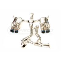 INVIDIA Q300 TURBO BACK EXHAUST W/TI ROLLED TIPS SUBARU WRX VA 15-21 (MANUAL)