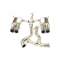 INVIDIA Q300 TURBO BACK EXHAUST W/TI TIPS - SUBARU WRX 11-14/STI 11-21