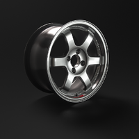 RAYS FORGED TE37 SL 15X8 +35 4X100 MERCURY SILVER