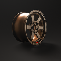 RAYS FORGED TE37 SL 15X8 +35 4X100 BLAST BRONZE