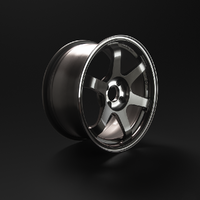 RAYS FORGED TE37 SL SONIC 16X8 +34 4X100 PRESSED GRAPHITE