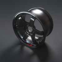 RAYS FORGED TE37 SL 17X9.5 +45 5X114.3 DIAMOND BLACK
