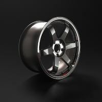 RAYS FORGED TE37 SL 17X9.5 +45 5X114.3 PRESSED GRAPHITE