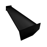 PCI RACING 50" 6061 EXTRUDED ALUMINIUM RACE WING W/ ENDPLATES BLACK
